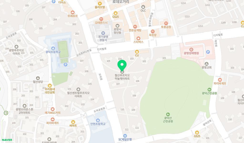 미래아이어린이집 위치 지도