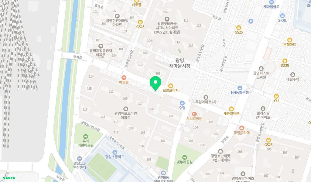 혜원어린이집 위치 지도