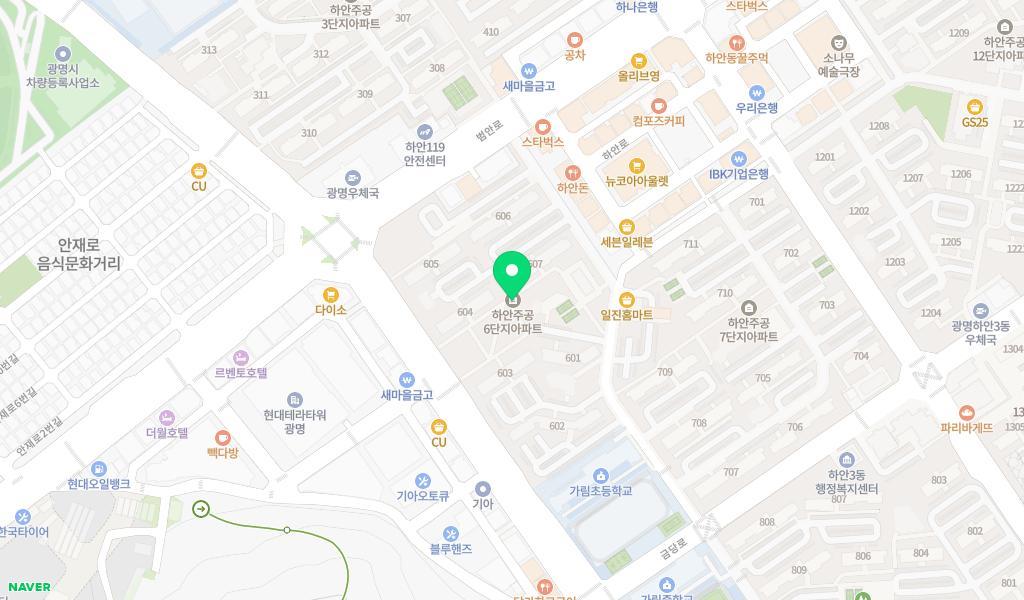 아가세상어린이집 위치 지도