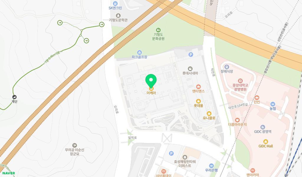 이케아 다기스(광명)어린이집 위치 지도