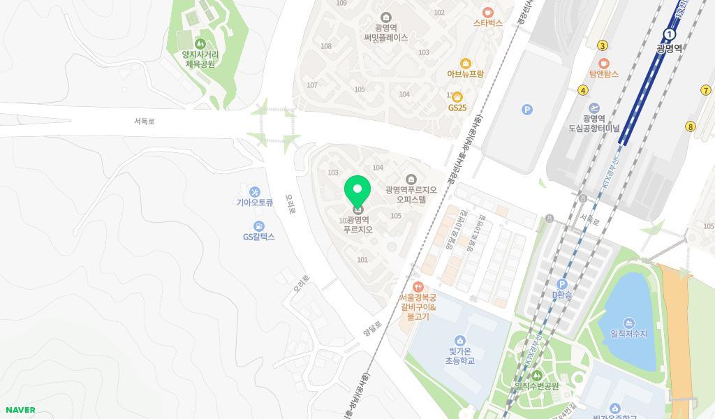 시립푸르지오어린이집 위치 지도