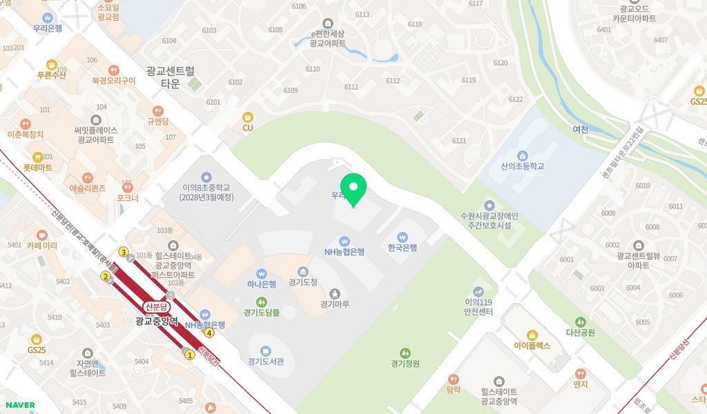 경기주택도시공사 도담어린이집 위치 지도
