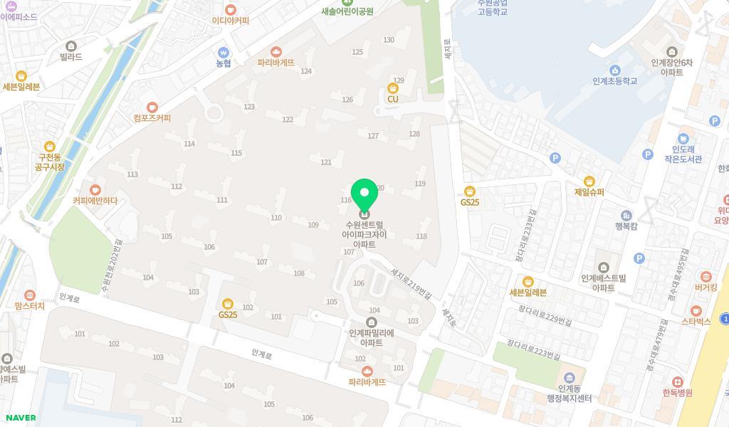 시립행복숲어린이집 위치 지도