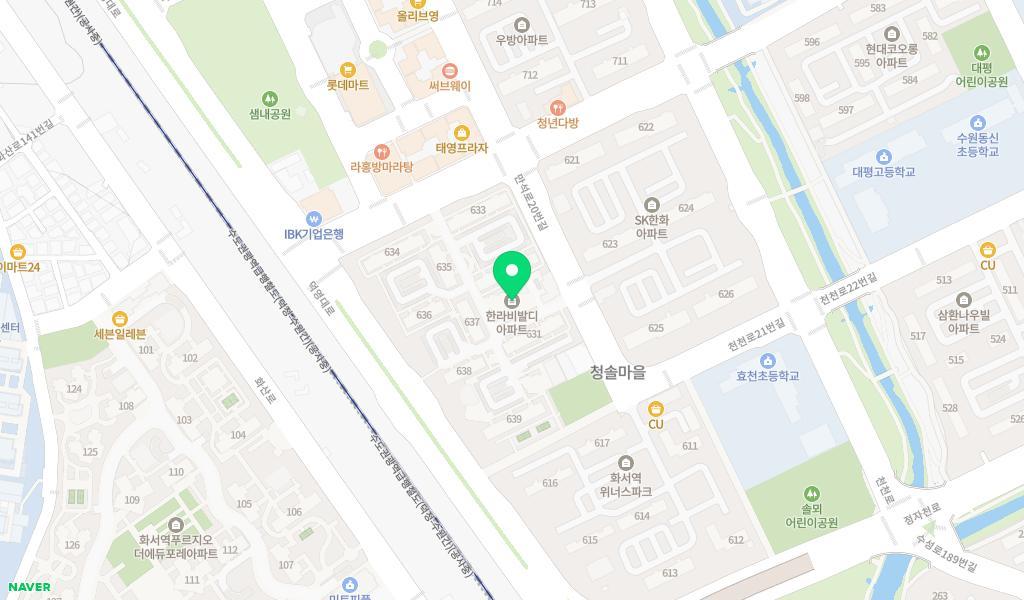 비발디어린이집 위치 지도