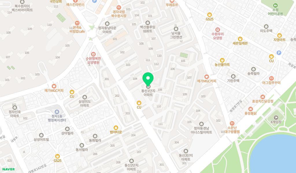 조은맘어린이집 위치 지도