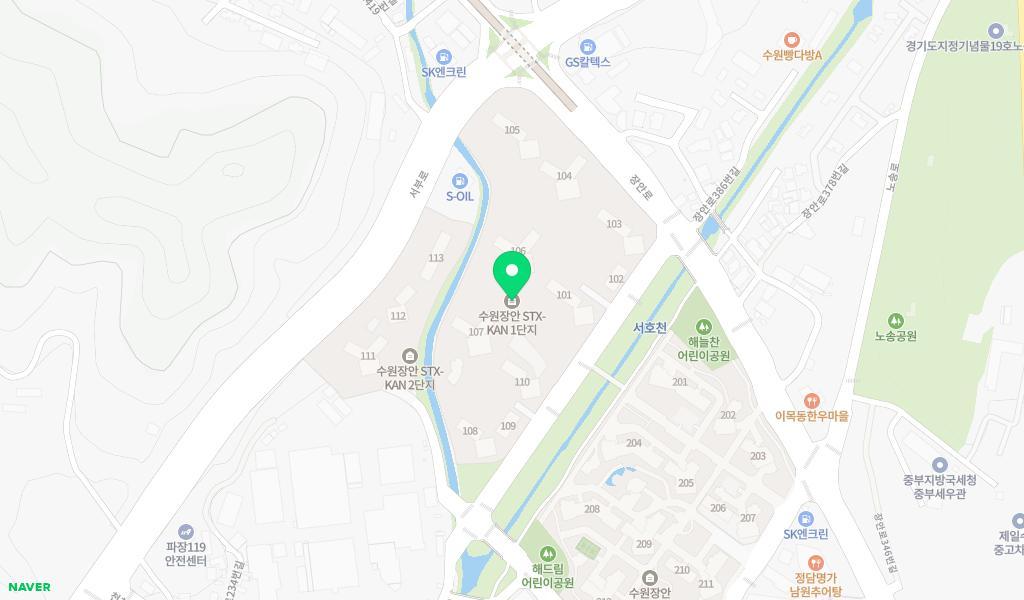 놀이세상어린이집 위치 지도