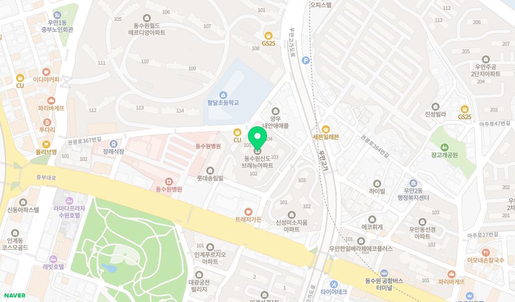 행복나무어린이집 위치 지도