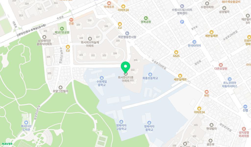 한신어린이집 위치 지도