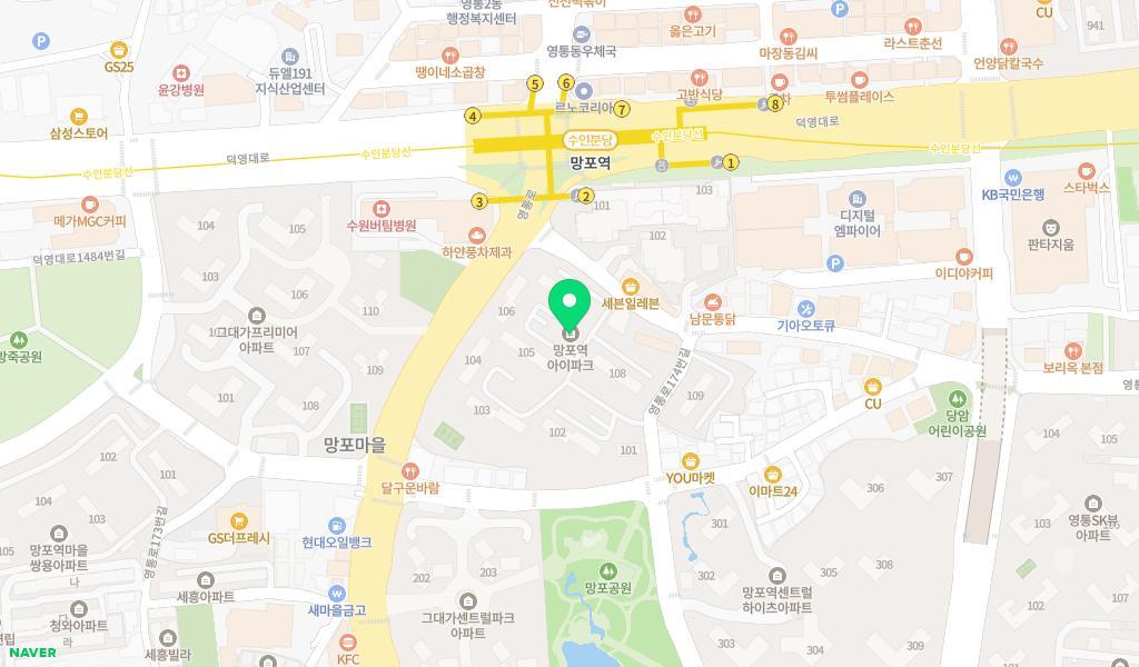 가온누리어린이집 위치 지도