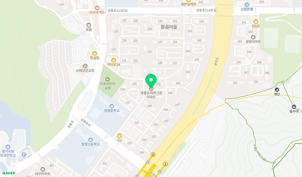 새슬기어린이집 위치 지도