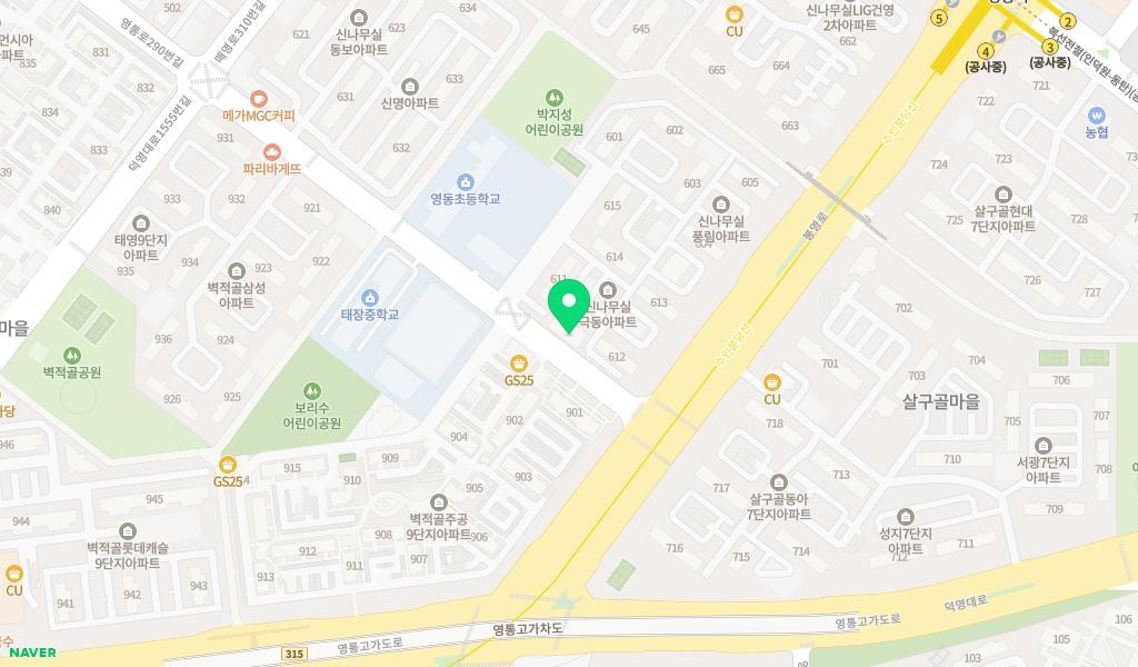 예빛어린이집 위치 지도