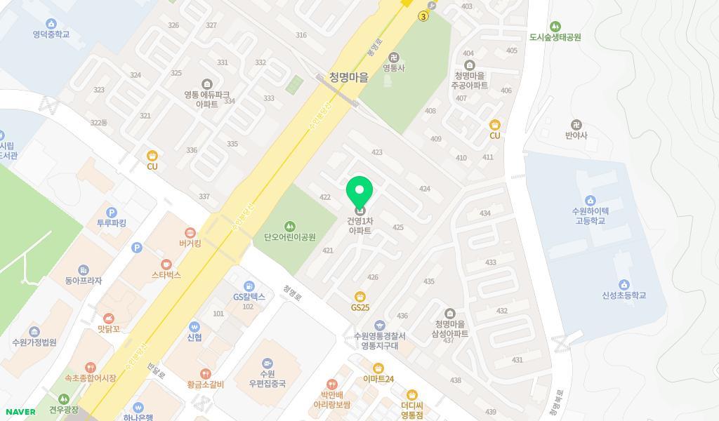 쏠티어린이집 위치 지도