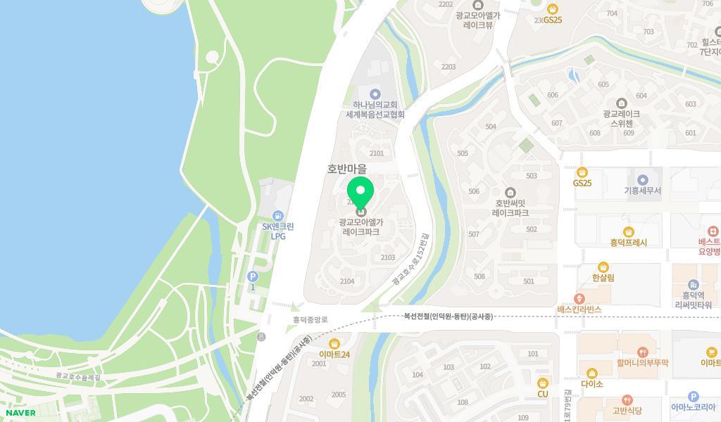 한울어린이집 위치 지도