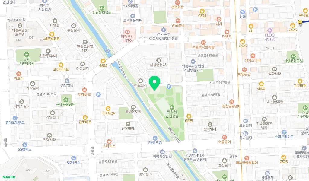 새시대하나어린이집 위치 지도