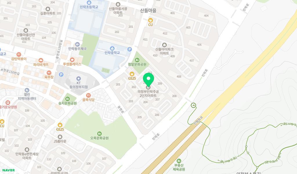 도만스쿨어린이집 위치 지도
