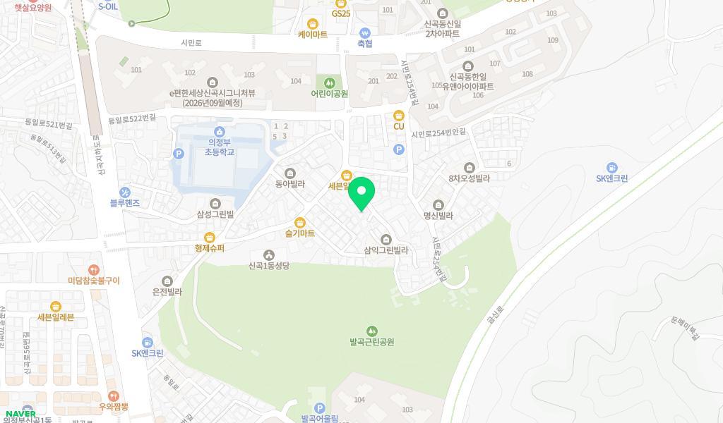 도래샘어린이집 위치 지도
