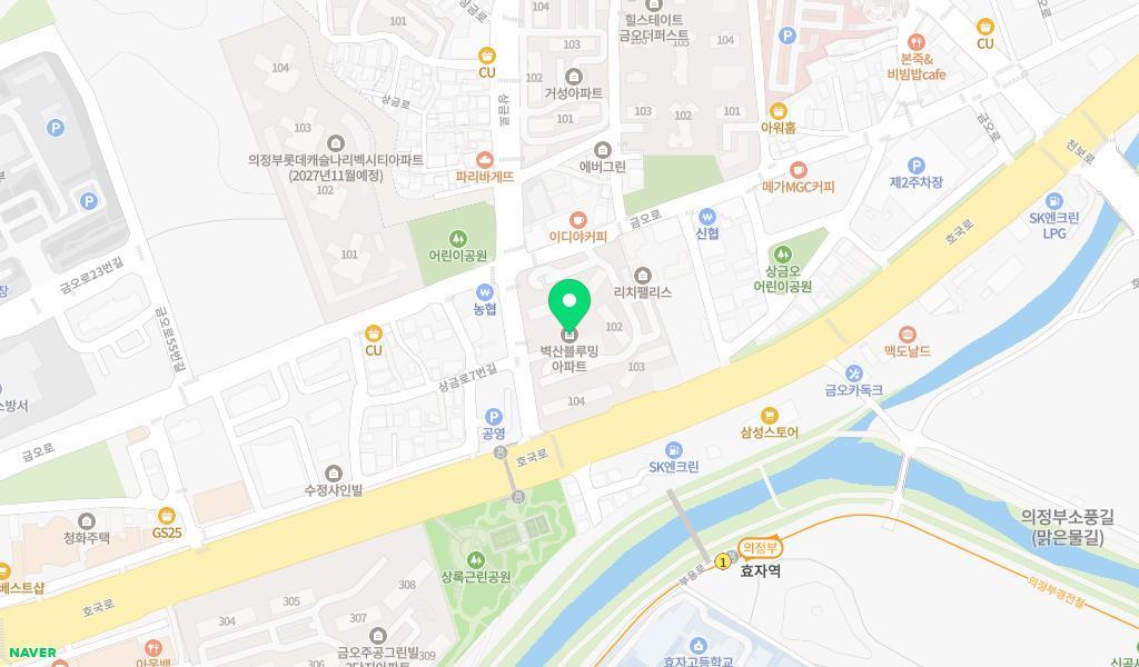 해솔어린이집 위치 지도