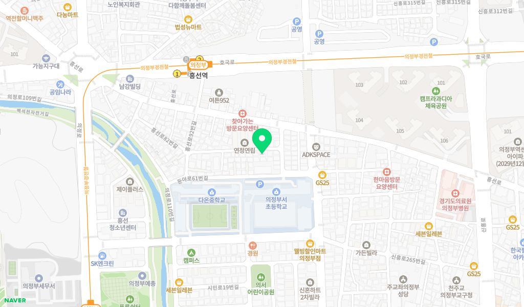 가능어린이집 위치 지도