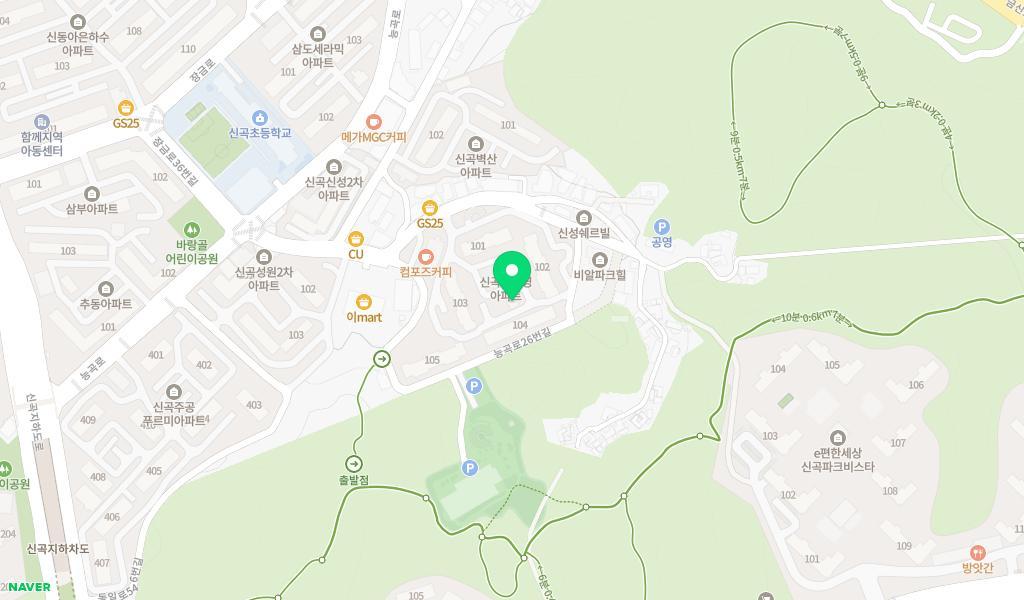 신곡건영어린이집 위치 지도