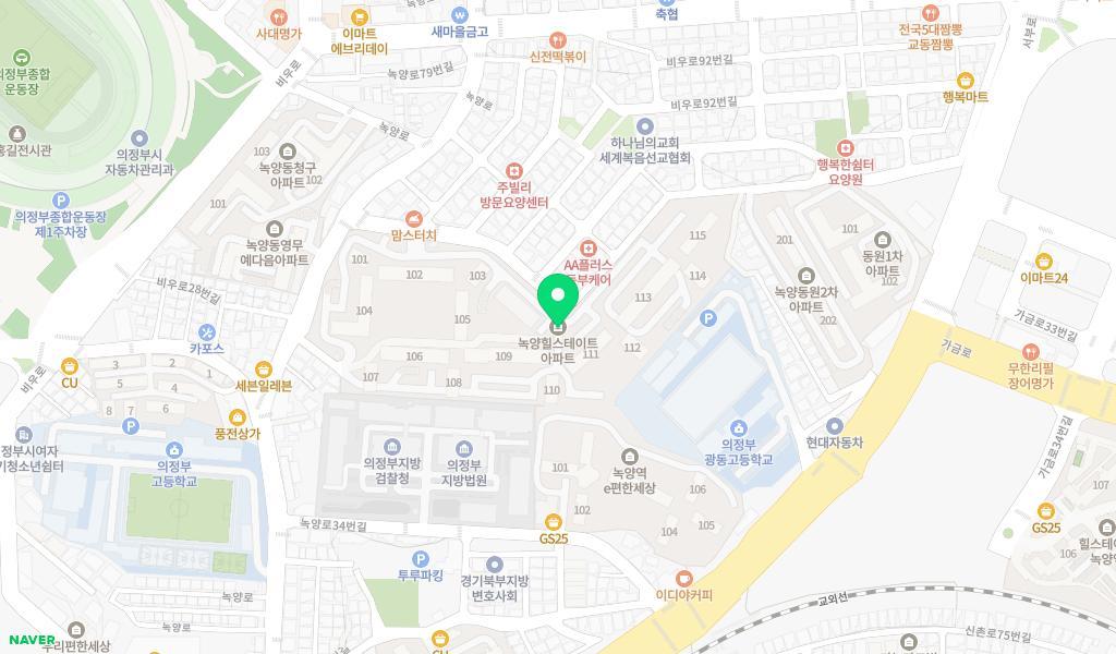 예꼬등대어린이집 위치 지도