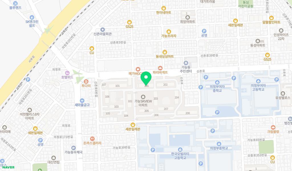 꿈꾸는느티나무어린이집 위치 지도