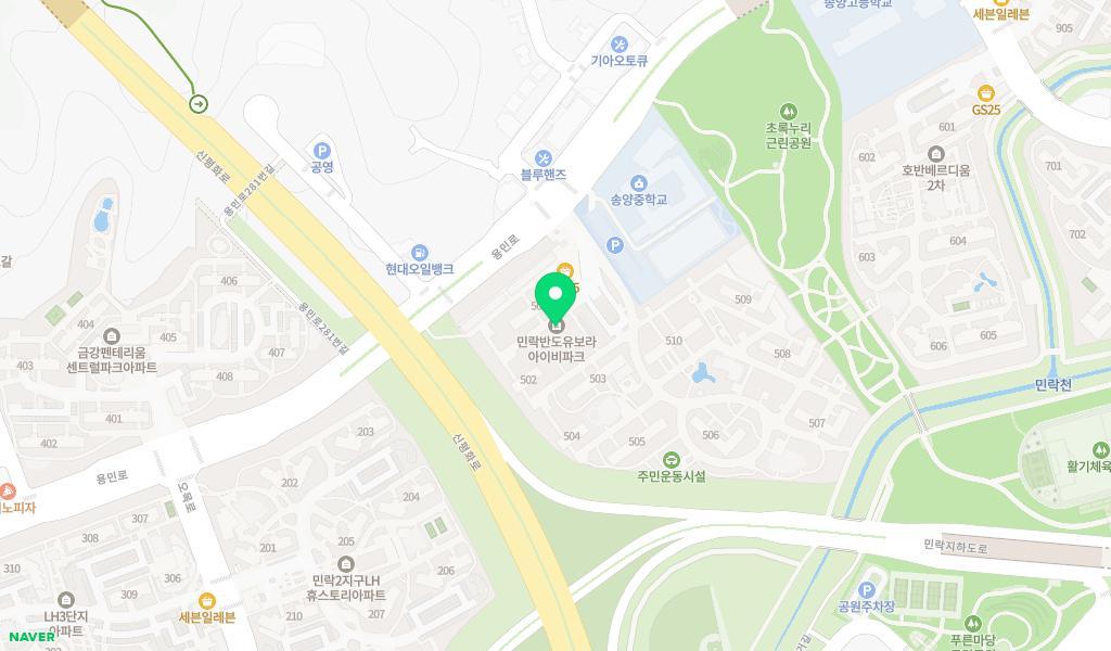 꼬마푸른꿈어린이집 위치 지도