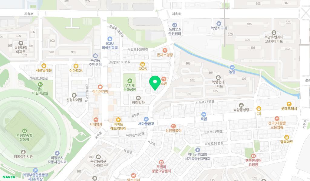 아이비리그어린이집 위치 지도