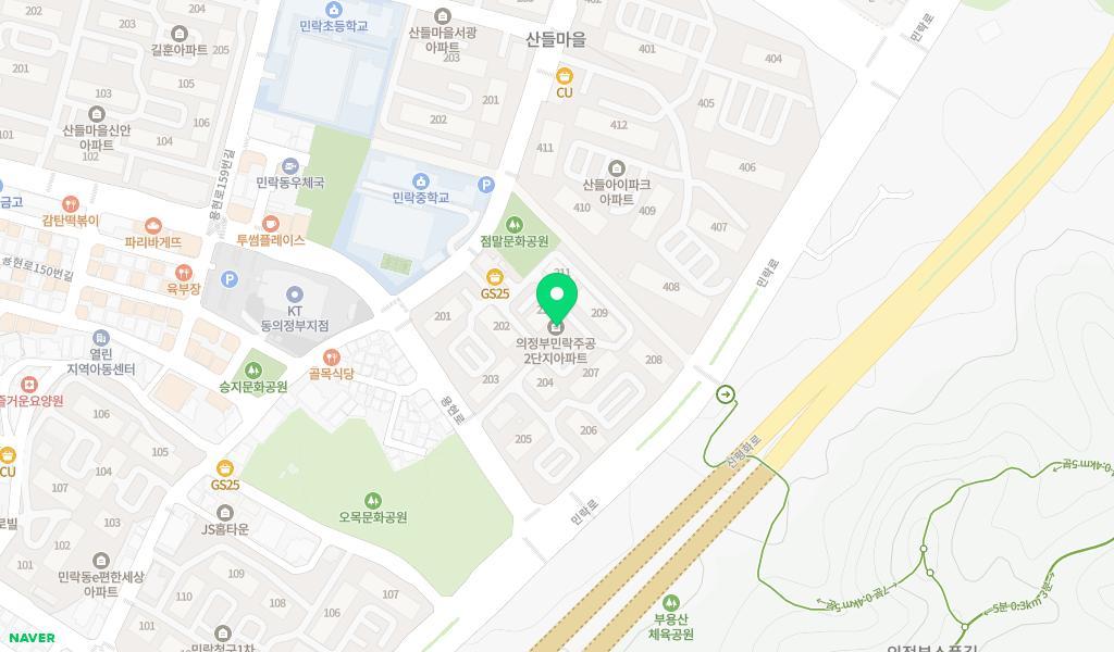 아이숲어린이집 위치 지도
