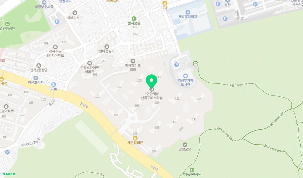 별숲어린이집 위치 지도