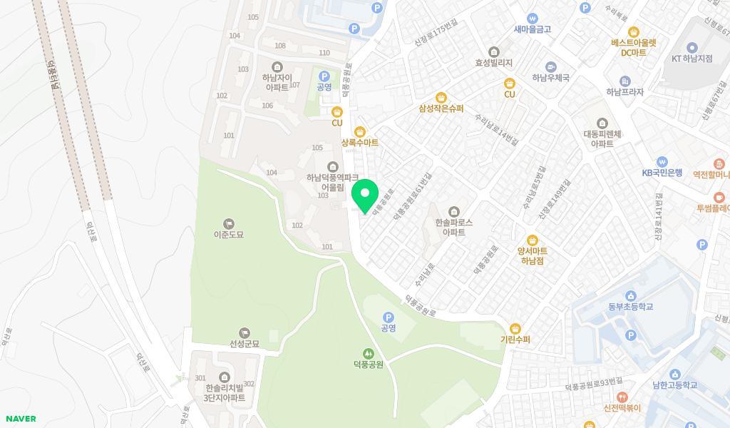 동산어린이집 위치 지도
