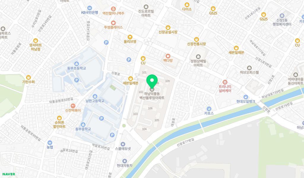 벽산어린이집 위치 지도