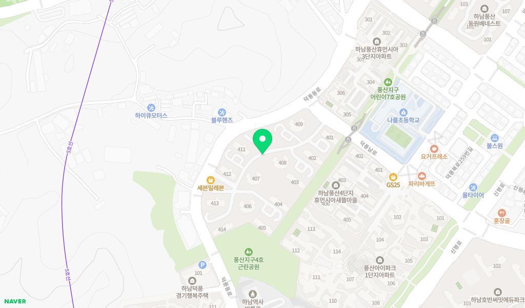시립참아름어린이집 위치 지도