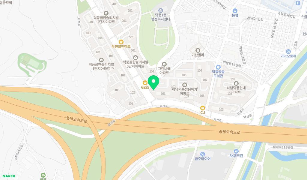 키즈랜드어린이집 위치 지도