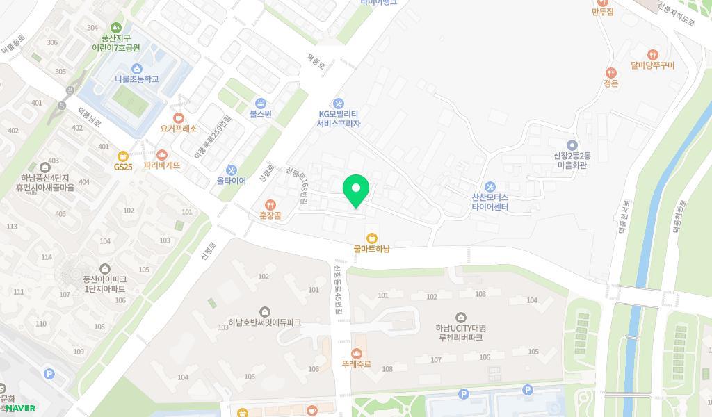 성심어린이집 위치 지도