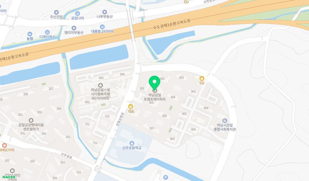 미리별어린이집 위치 지도