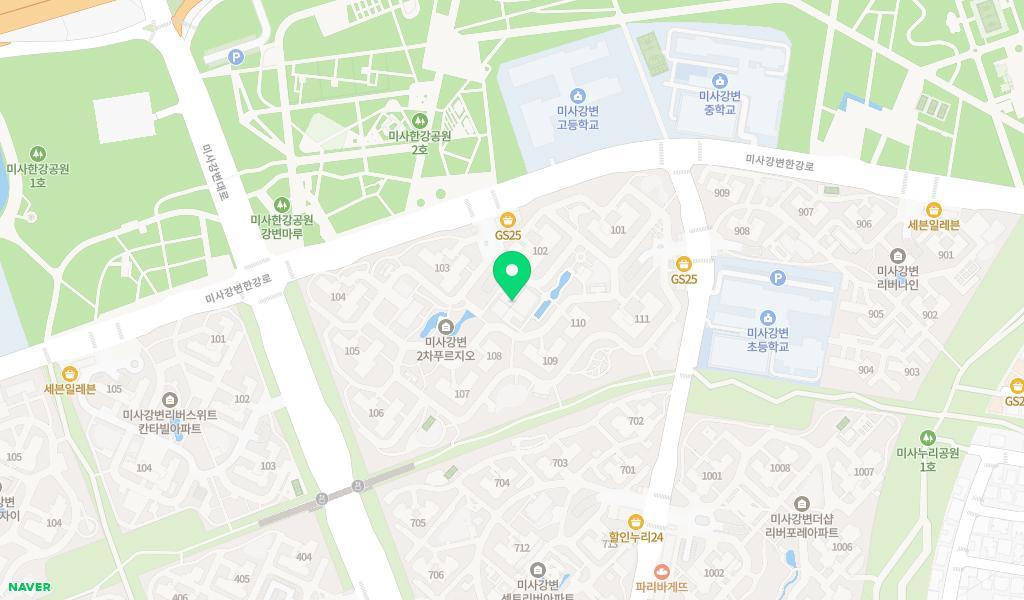 금빛어린이집 위치 지도