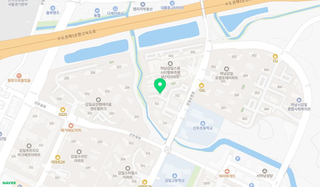 시립숲누리어린이집 위치 지도