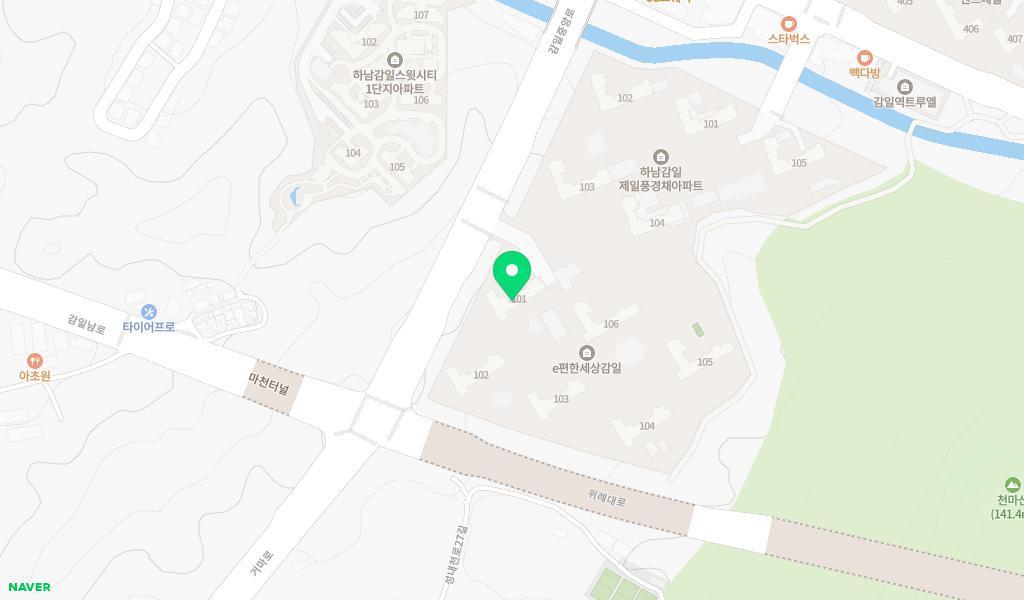 시립아이편한어린이집 위치 지도