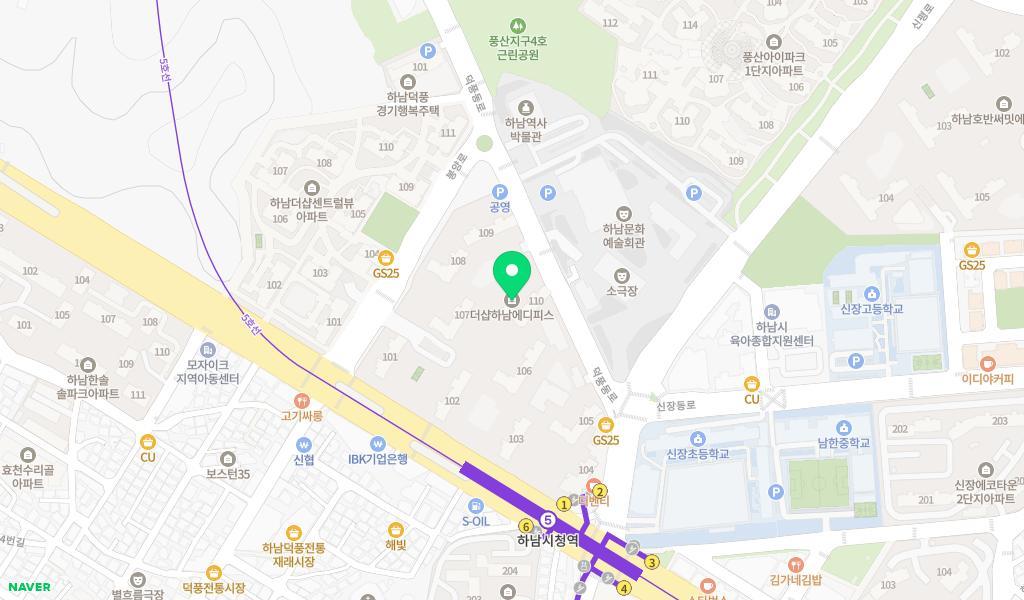 시립에디피스어린이집 위치 지도