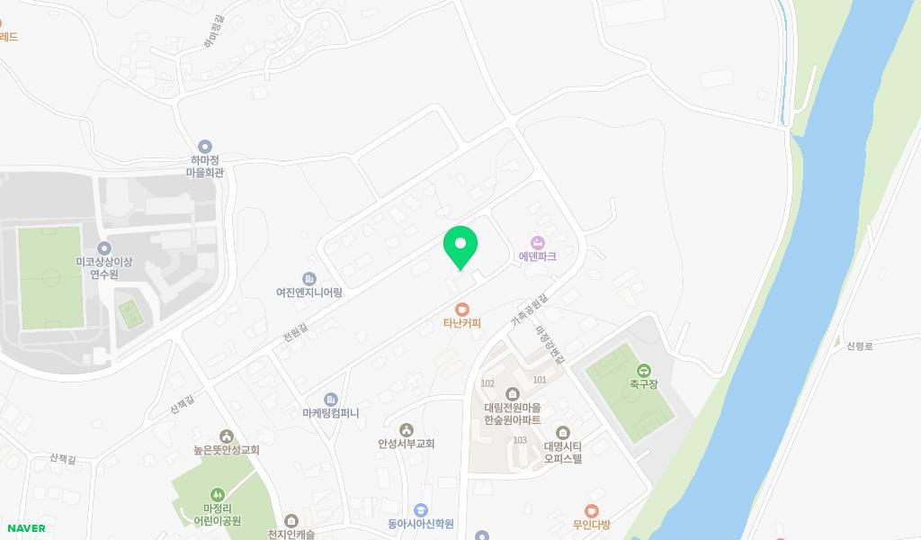 전원어린이집 위치 지도