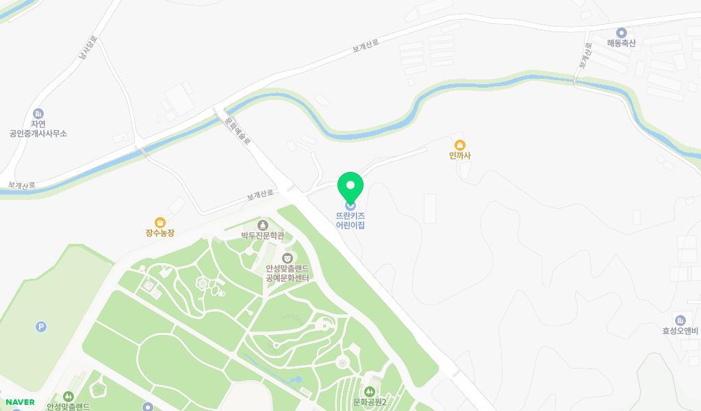 뜨란키즈어린이집 위치 지도