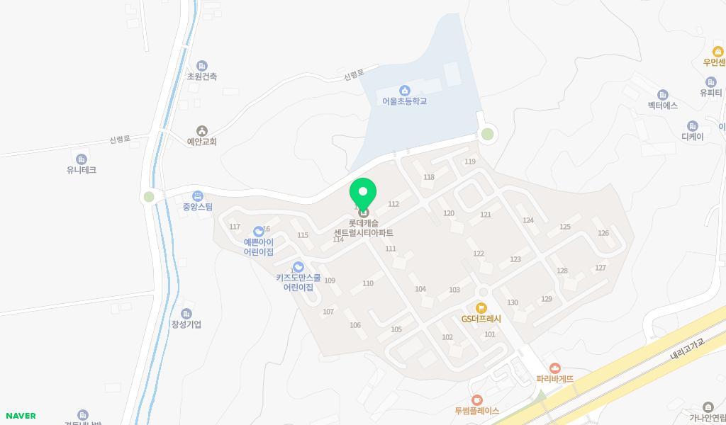 새봄어린이집 위치 지도