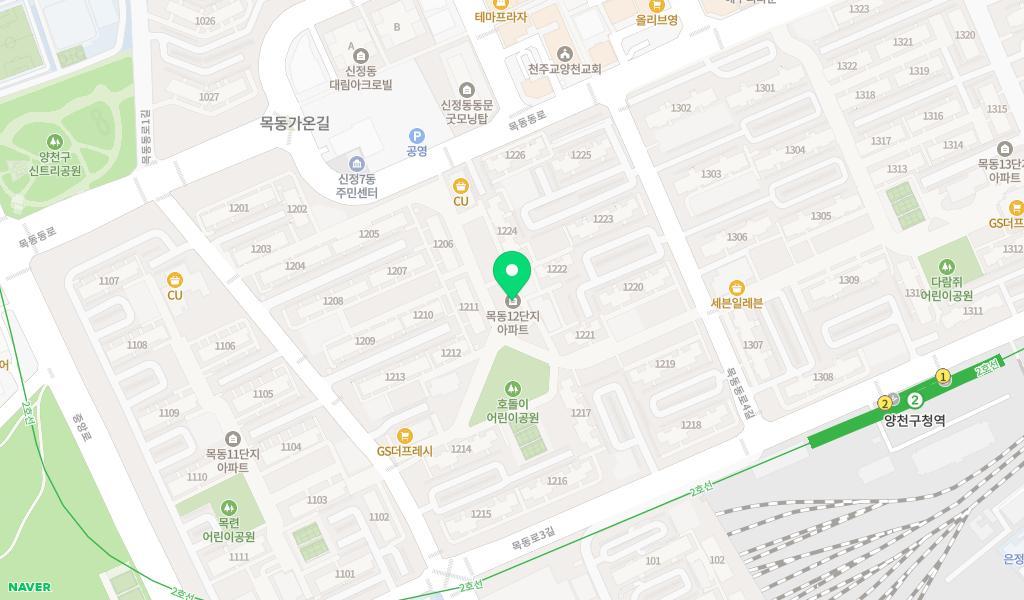 구립 별하어린이집 위치 지도