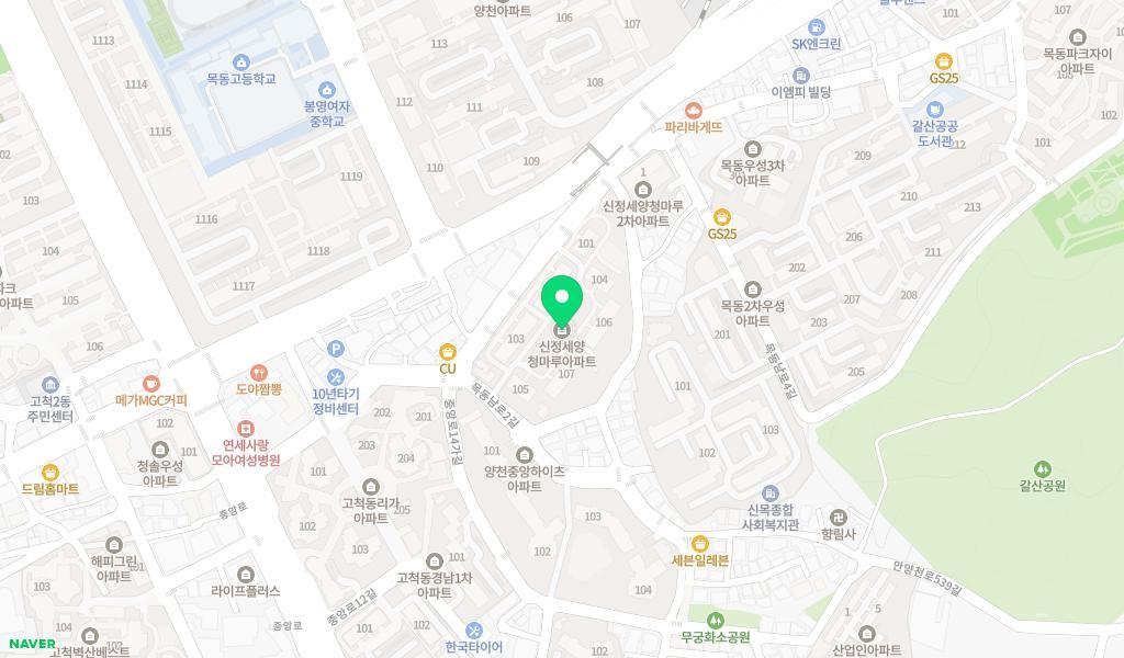구립 청마루어린이집 위치 지도