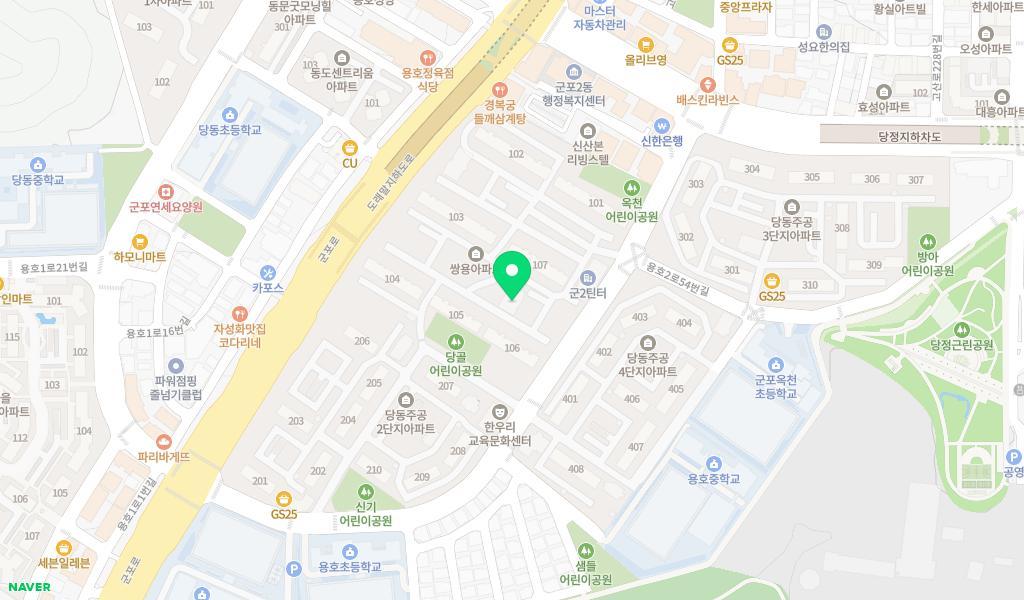 아이숲어린이집 위치 지도