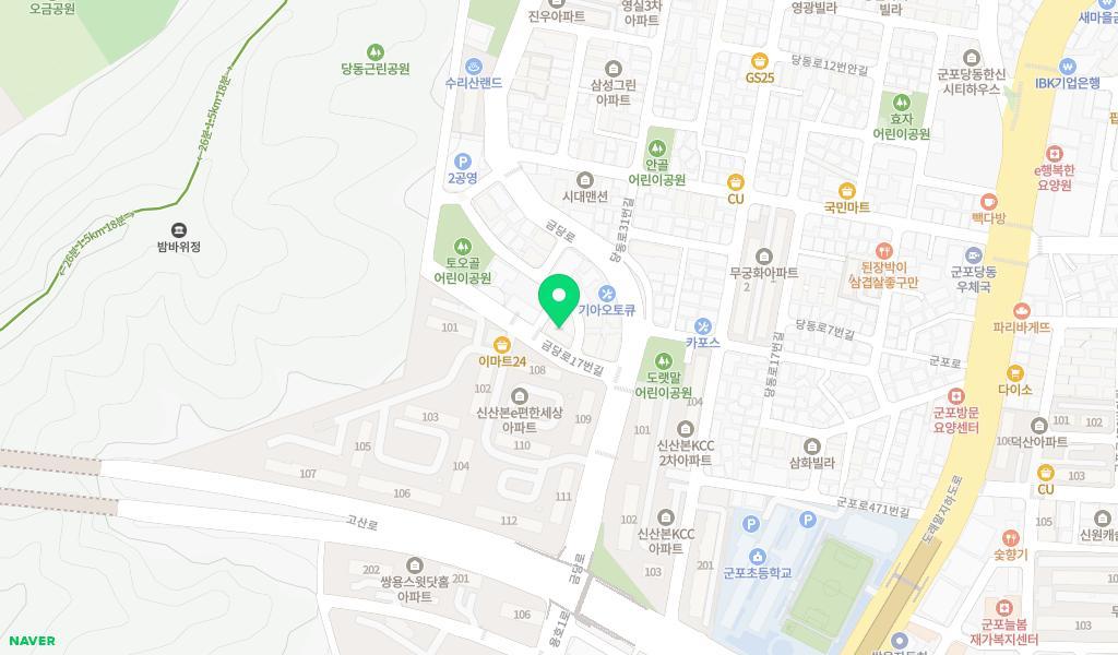 송글송글어린이집 위치 지도