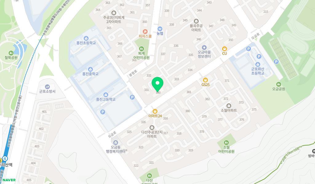 율곡어린이집 위치 지도