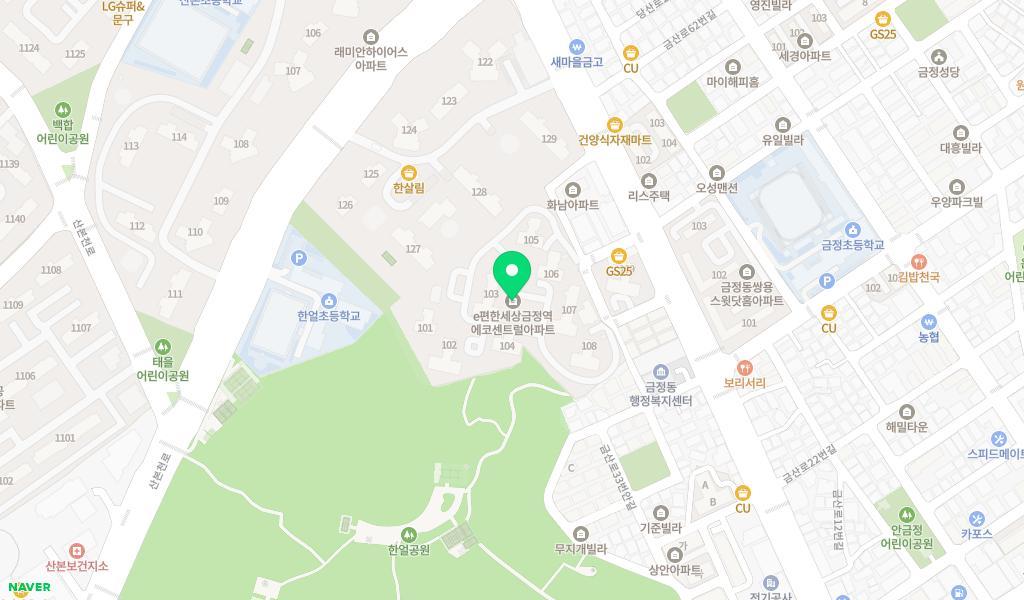 아이빛어린이집 위치 지도