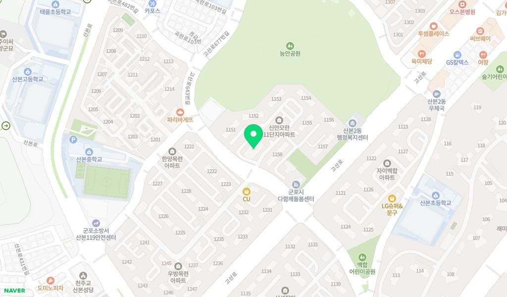 아이린어린이집 위치 지도
