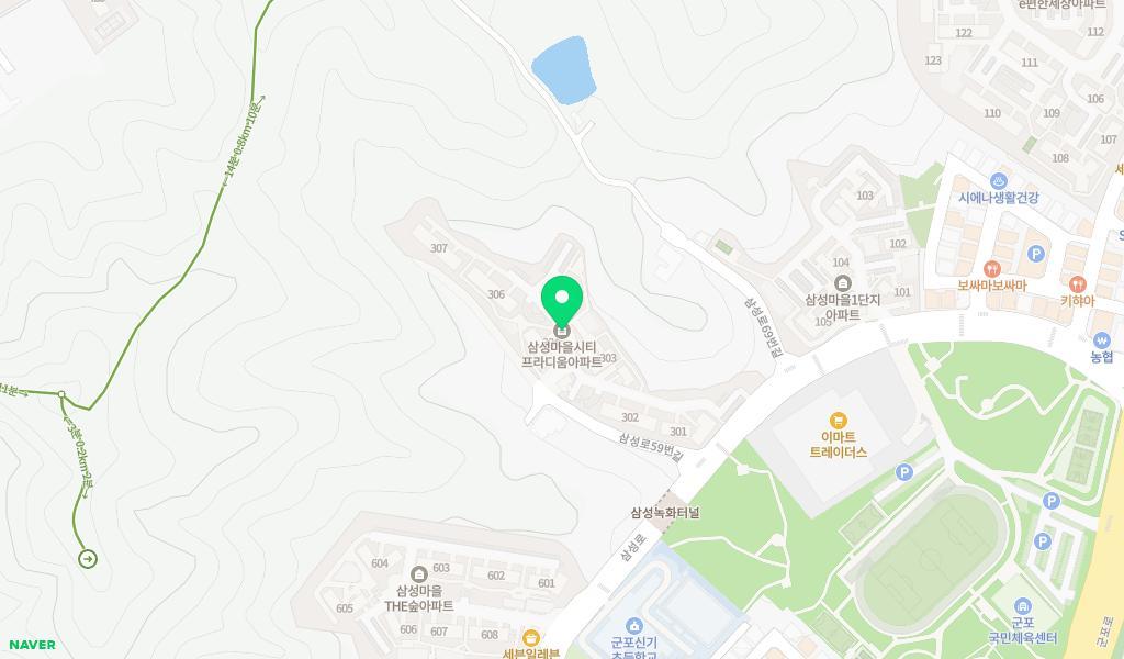 기린어린이집 위치 지도